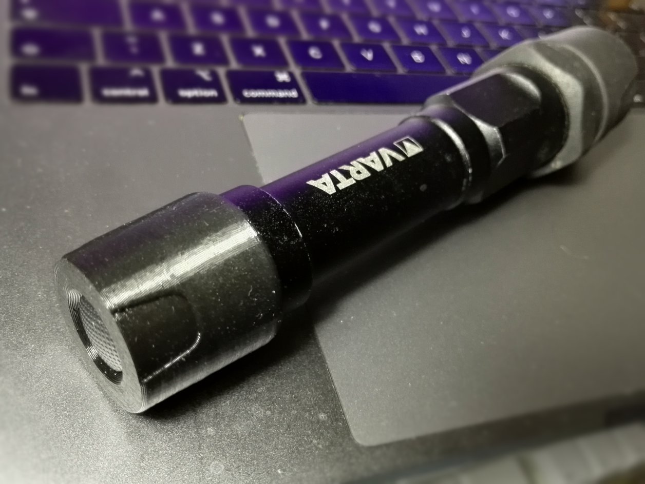 DrLex project: Varta1W/3W Flashlight Replacement End Cap