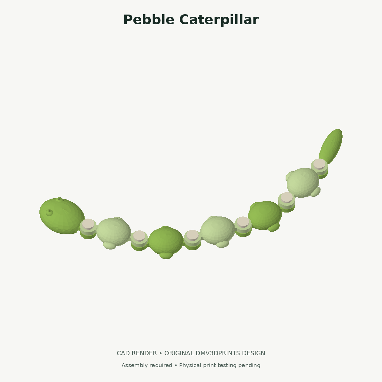 CAD render of Pebble Caterpillar