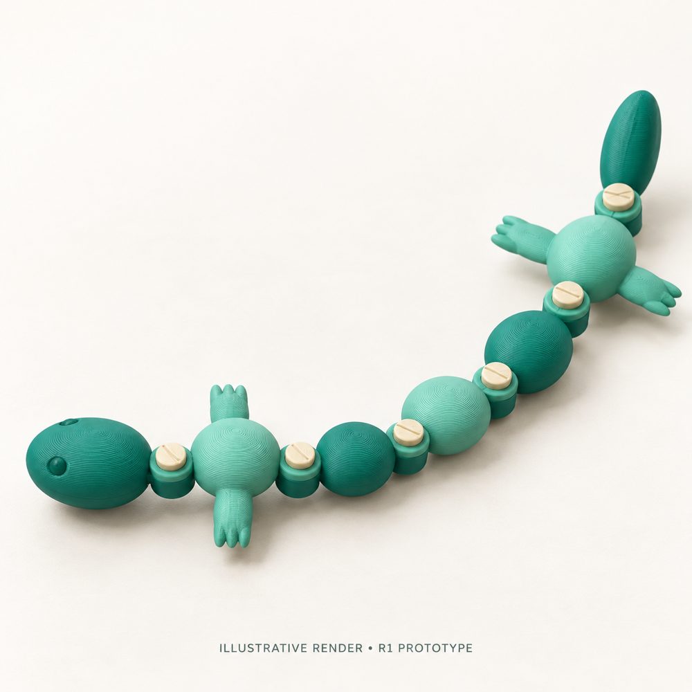 Illustrative render of Pocket Gecko