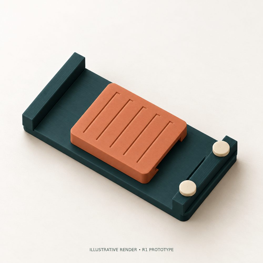 Illustrative render of Ripple Pocket Slider